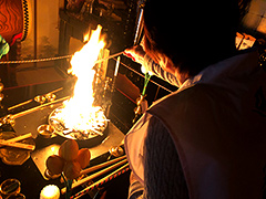 護摩祈祷の様子
